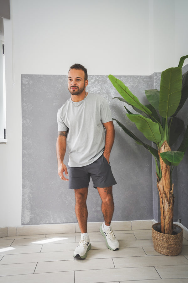 Running T-Shirt Light Gray