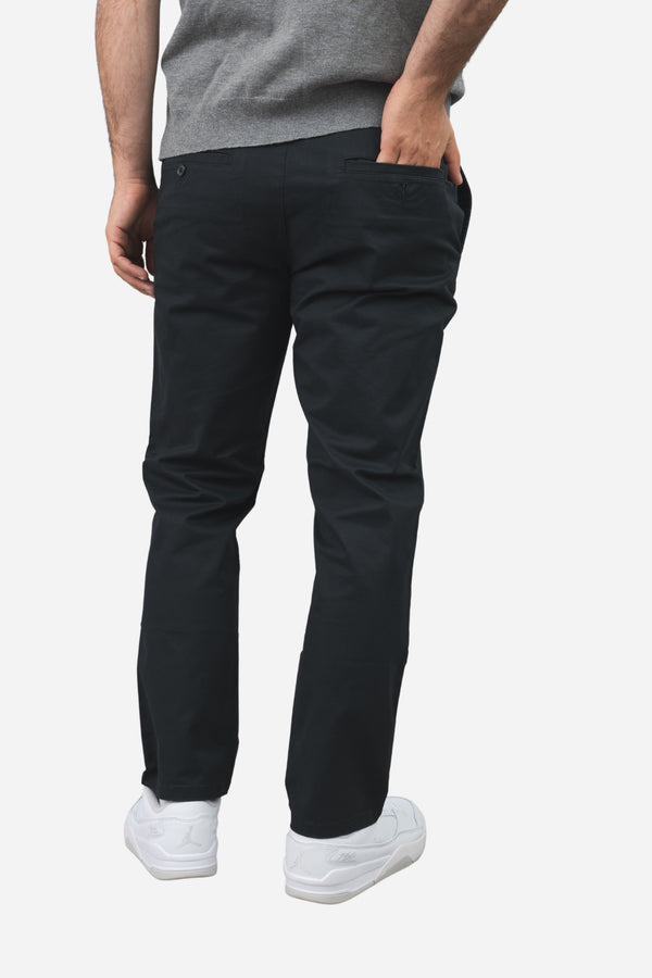 Straight Fit Core Stretch Chino Black