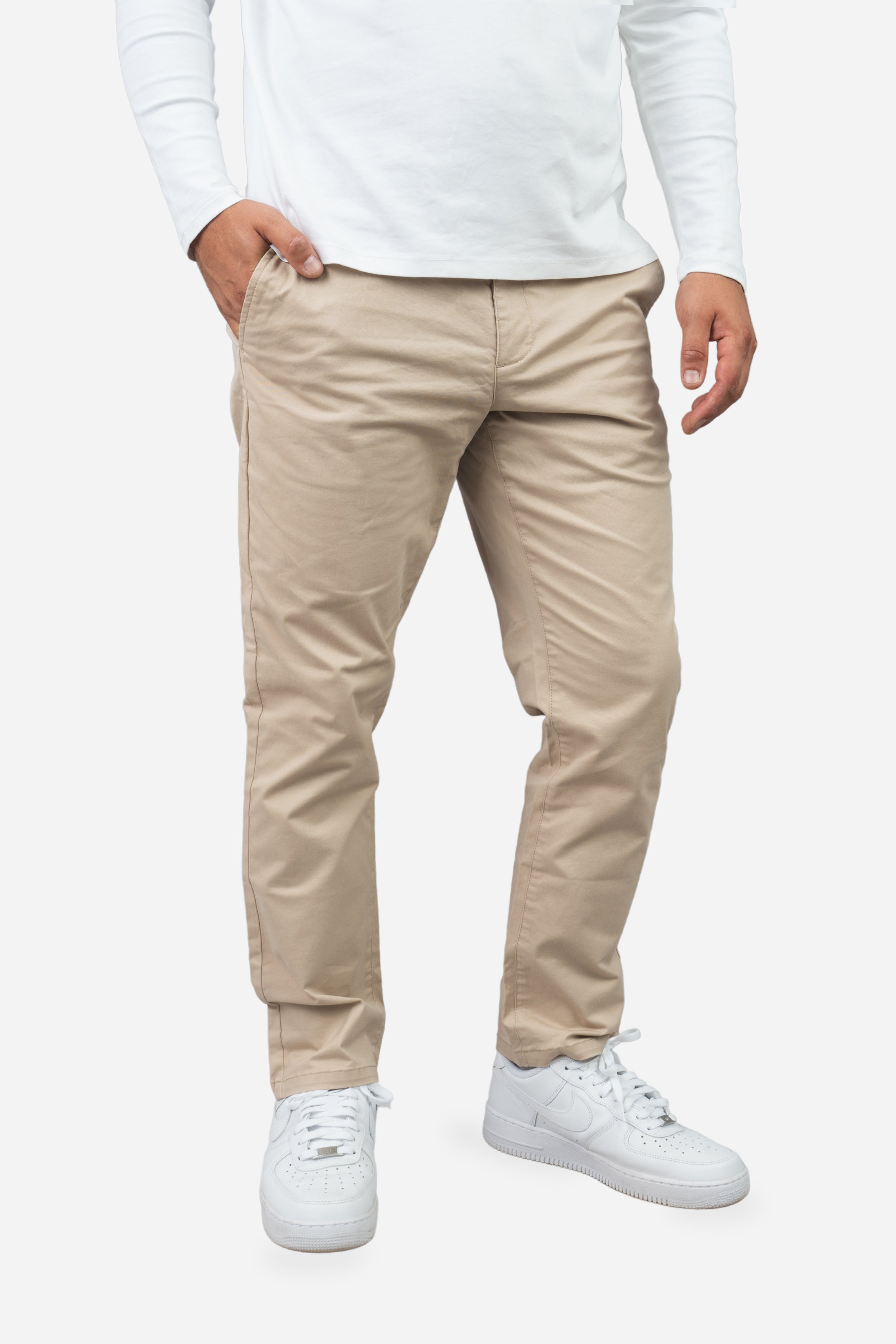 Straight Fit Core Stretch Chino Khaki