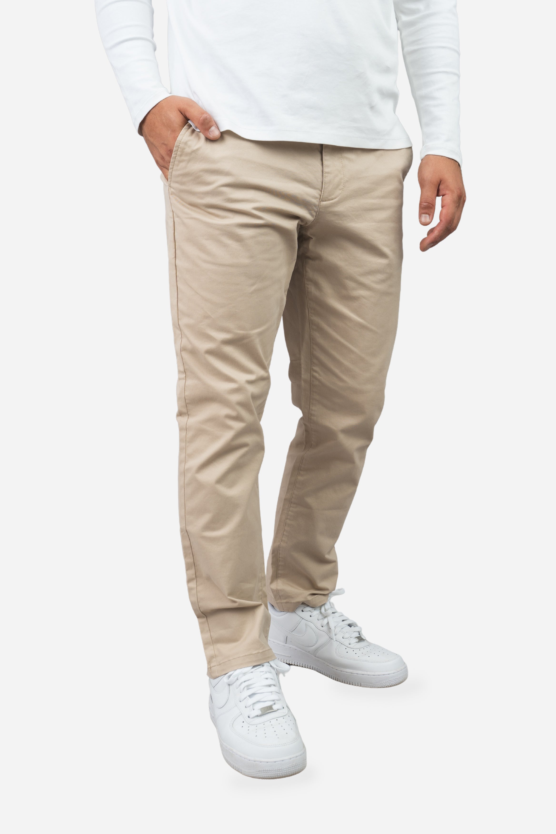 Straight Fit Core Stretch Chino Khaki