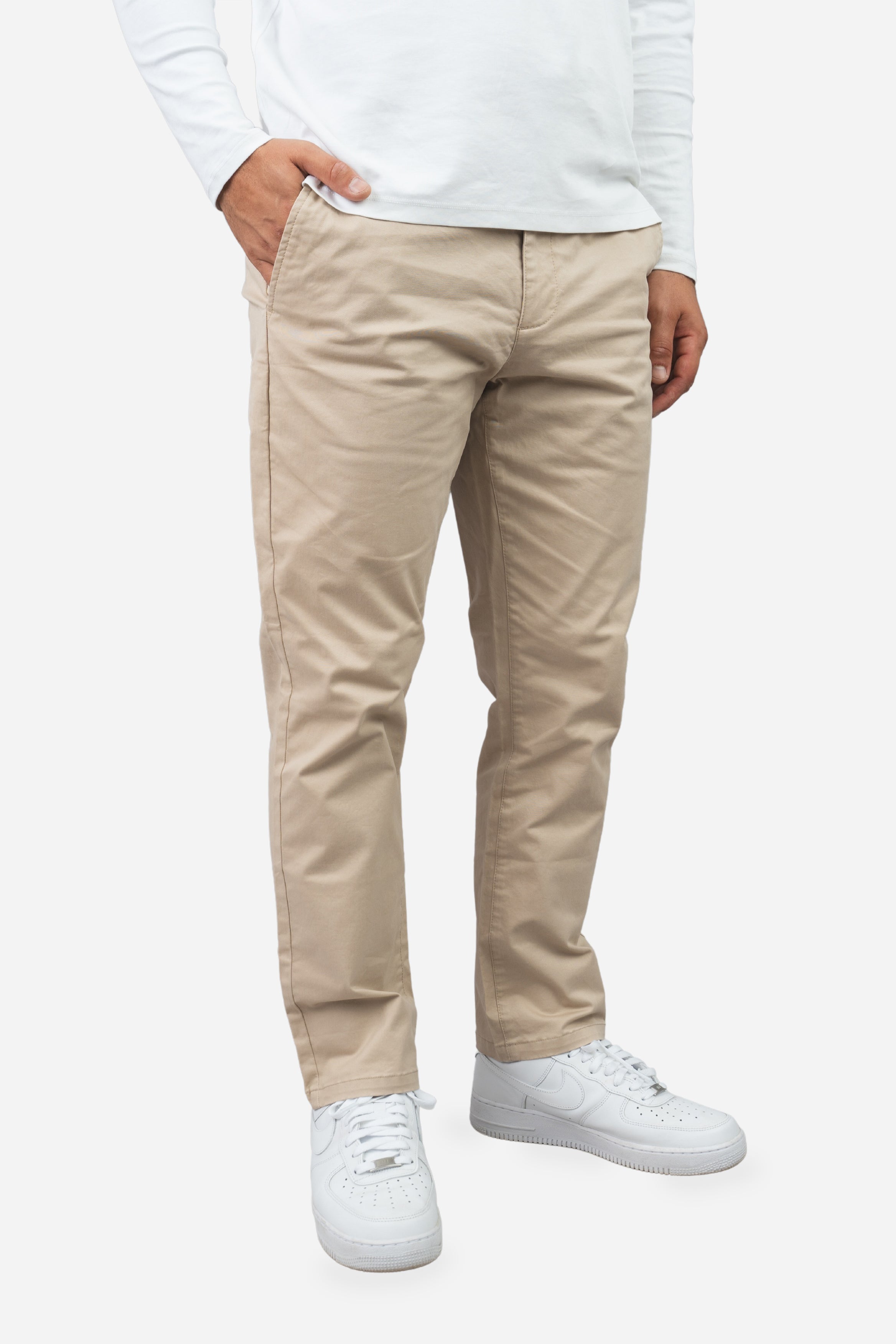 Straight Fit Core Stretch Chino Khaki