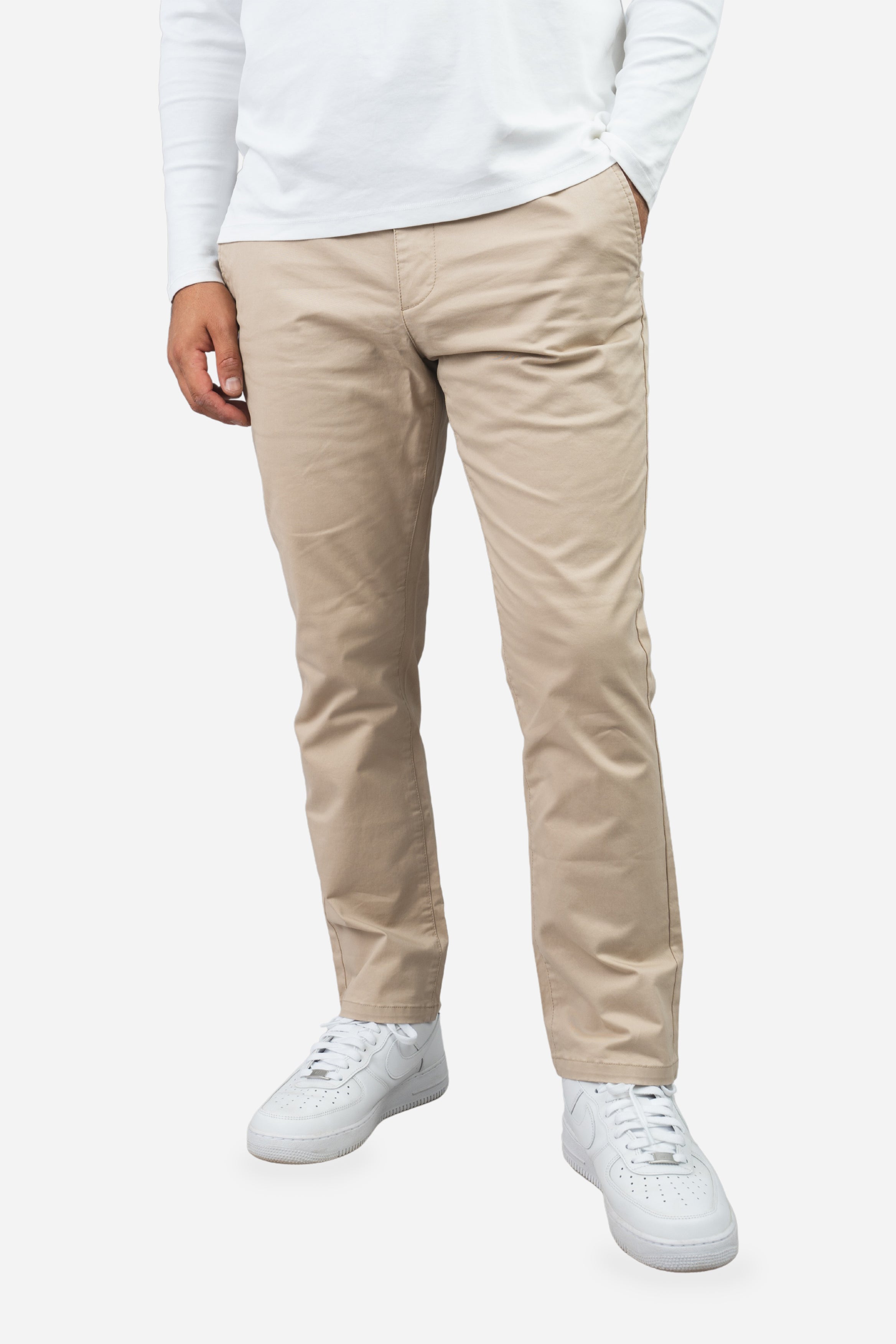 Straight Fit Core Stretch Chino Khaki