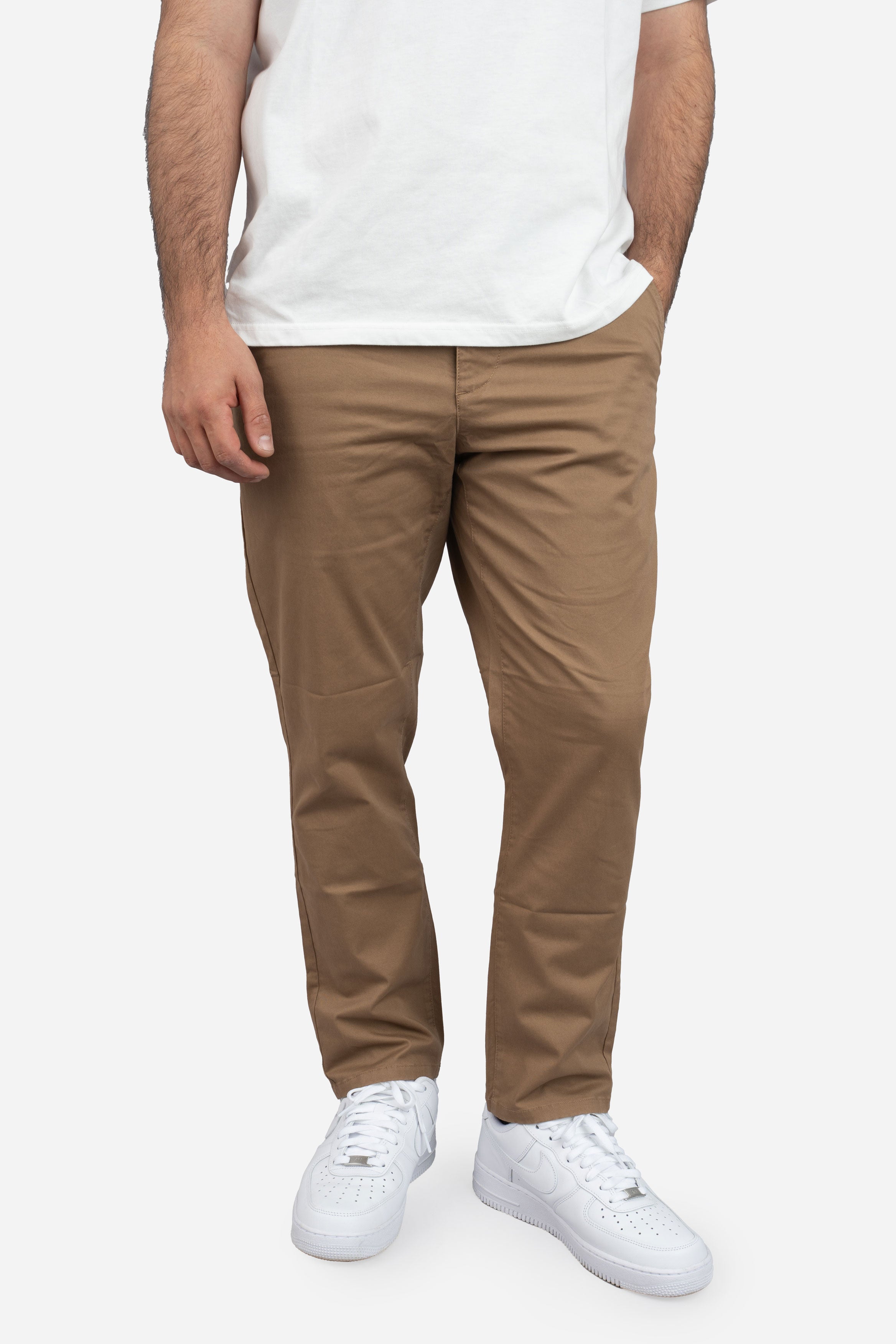 Straight Fit Core Stretch Chino Almond