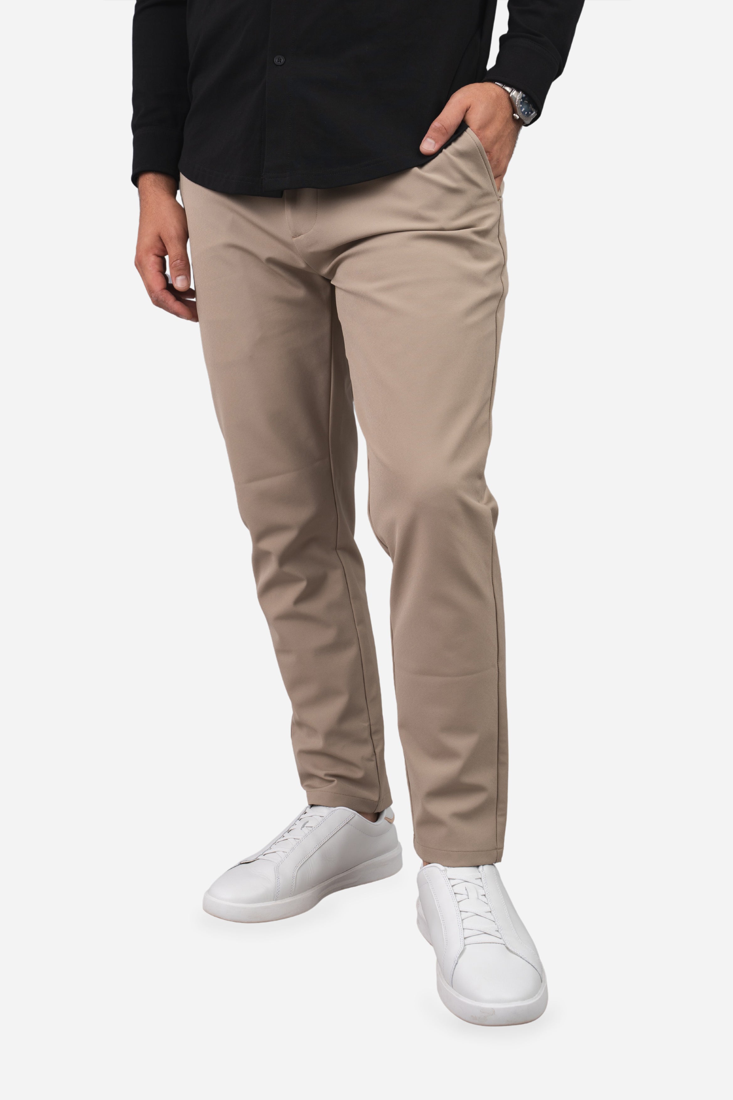 Super Stretch Performance Pants Taupe