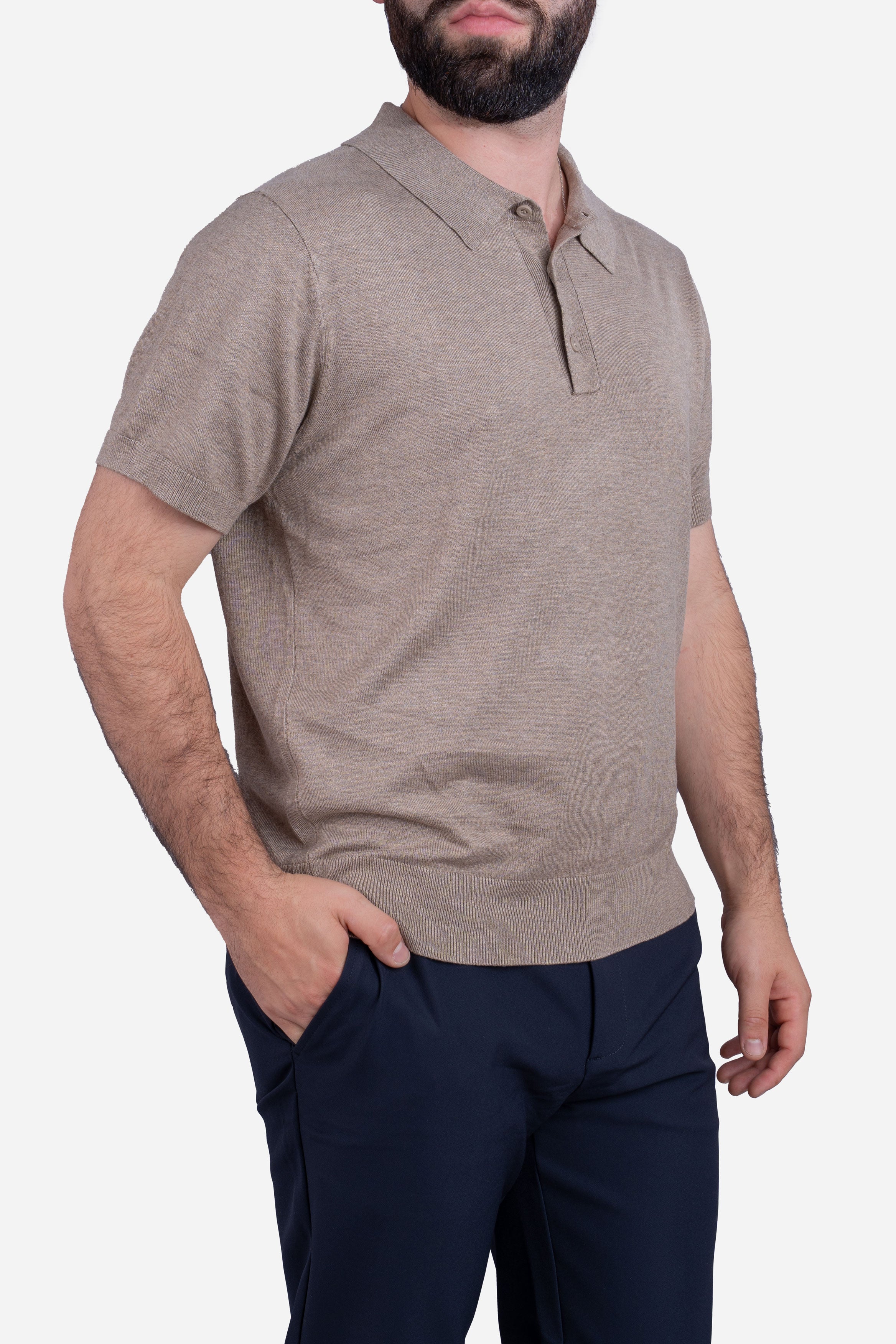 Sweater Polo Oatmeal