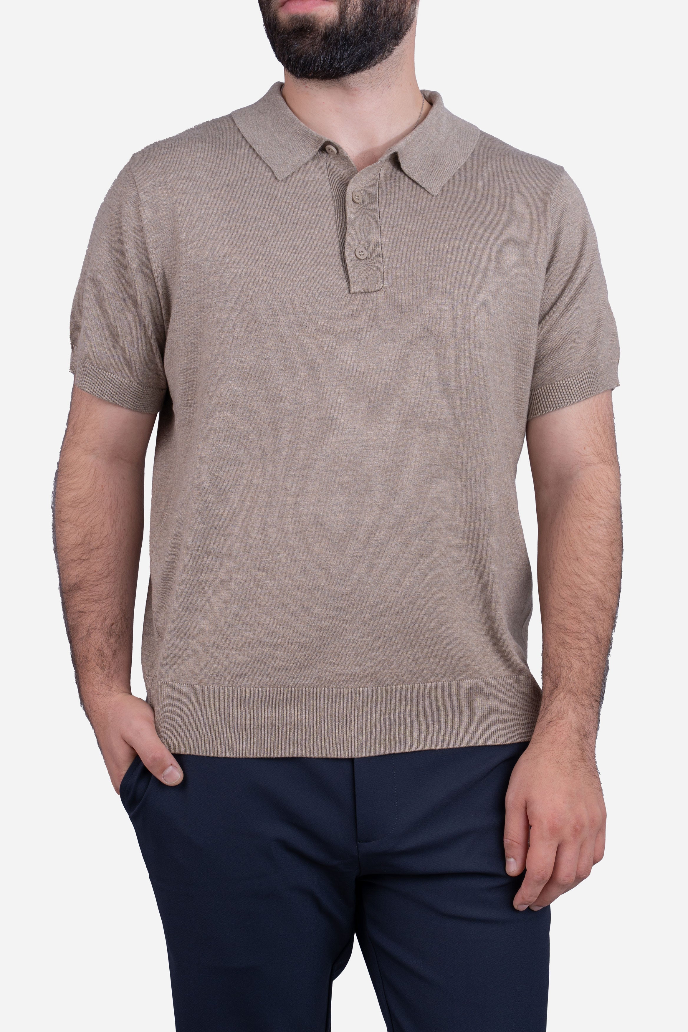 Sweater Polo Oatmeal
