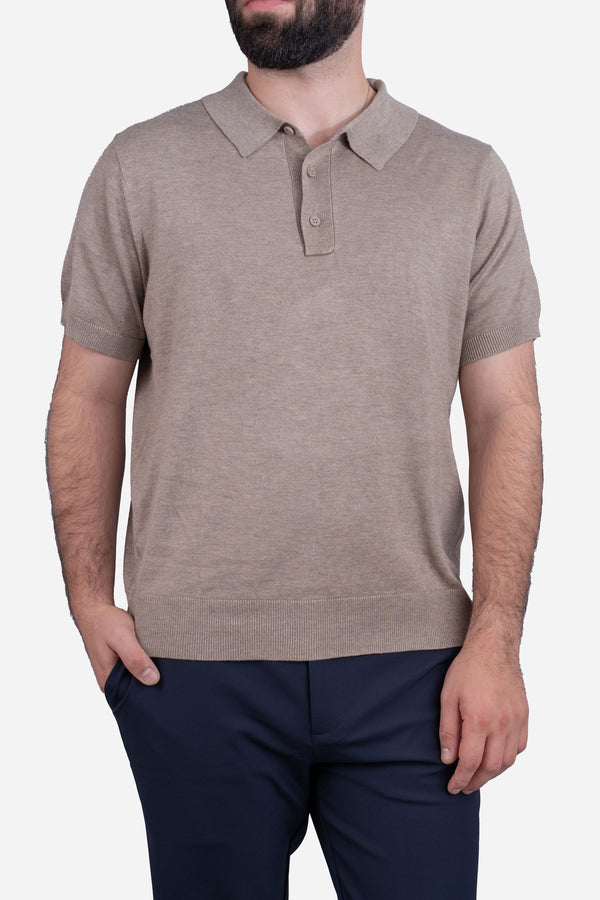 Sweater Polo Oatmeal