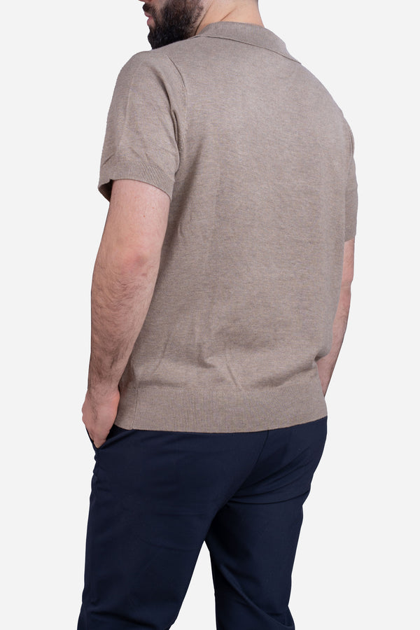 Sweater Polo Oatmeal
