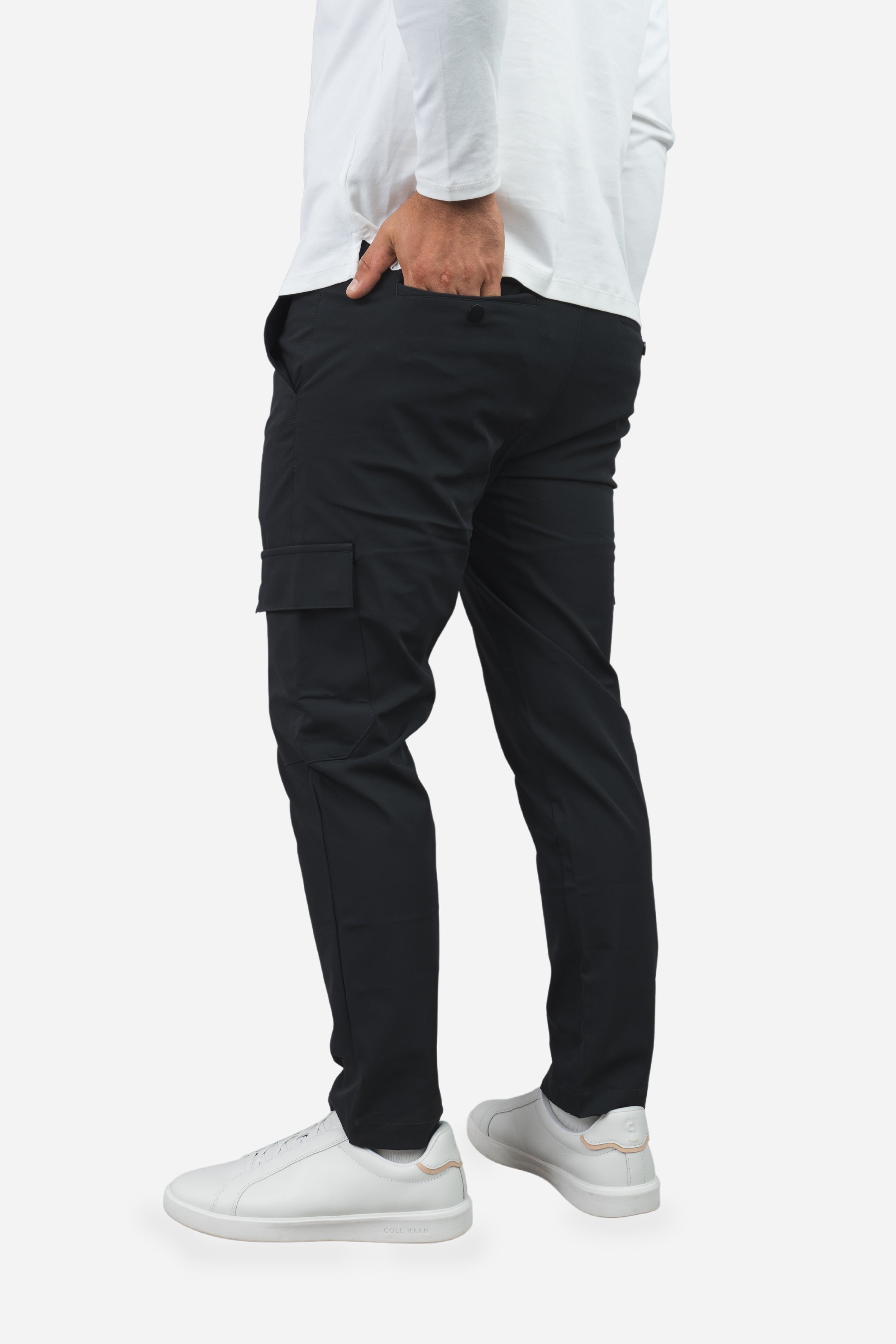 Tech Cargo Pants Black