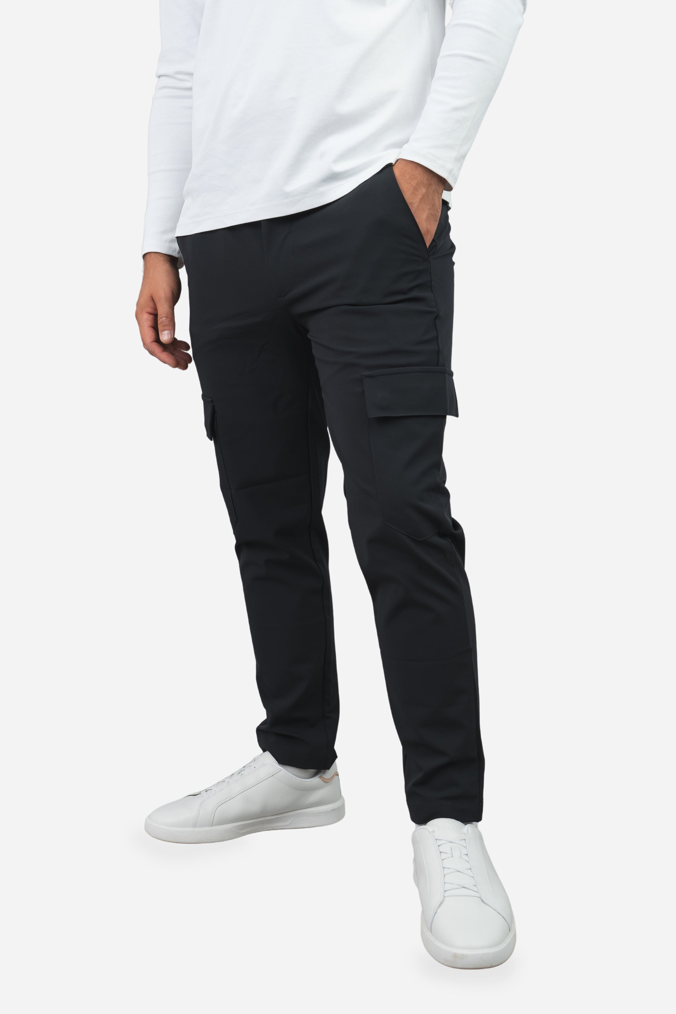 Tech Cargo Pants Black