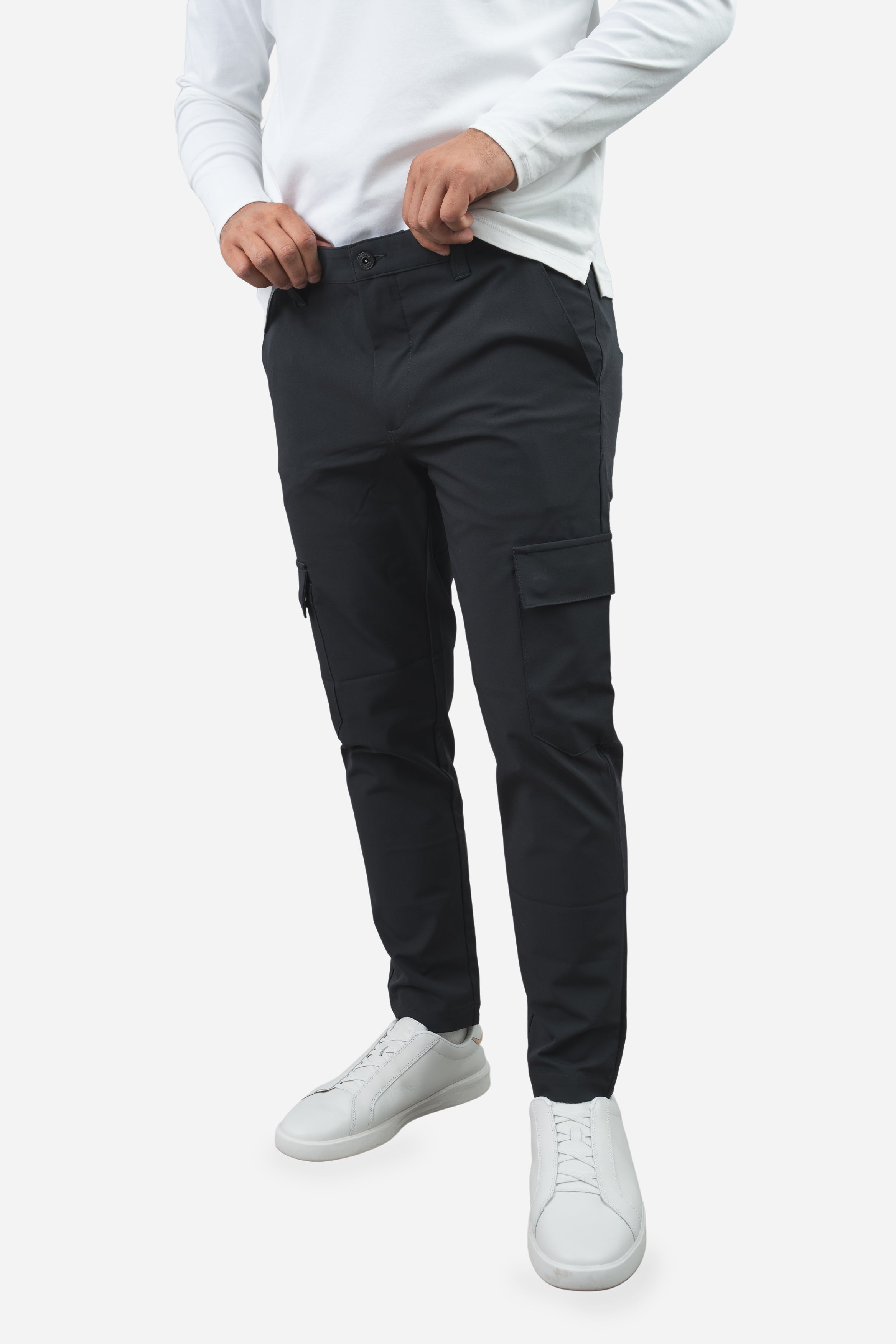 Tech Cargo Pants Black