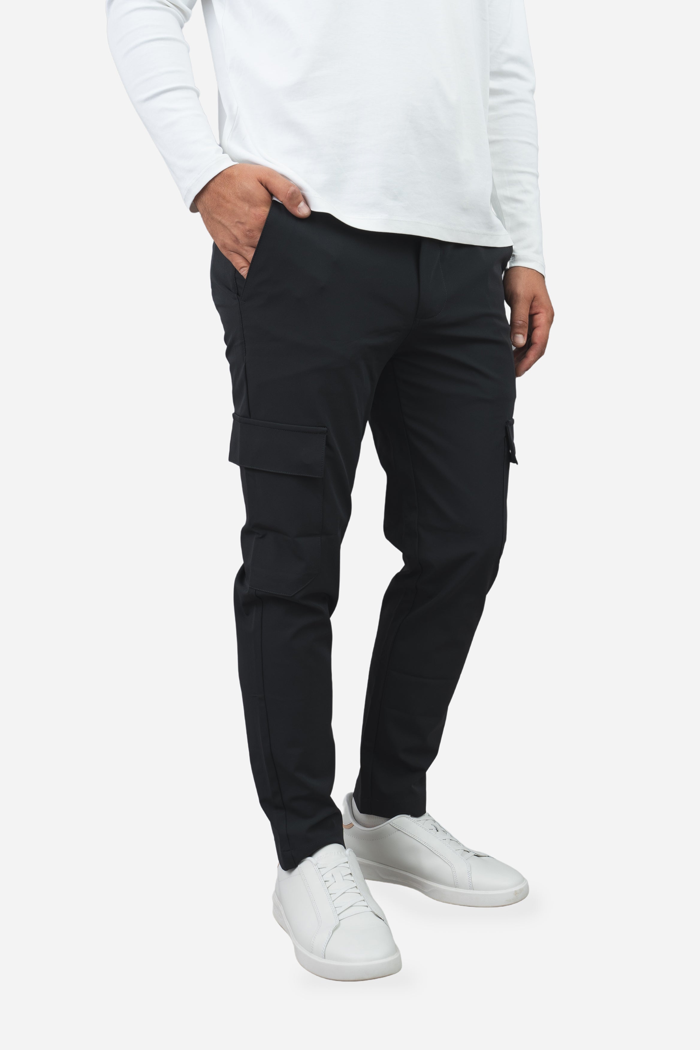 Tech Cargo Pants Black