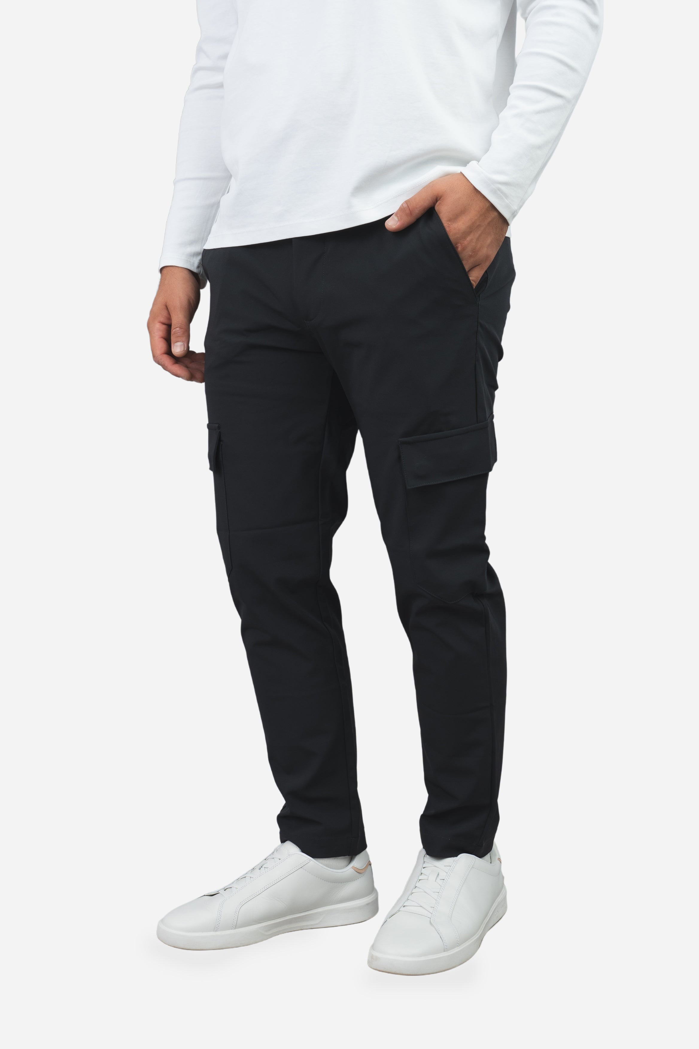 Tech Cargo Pants Black