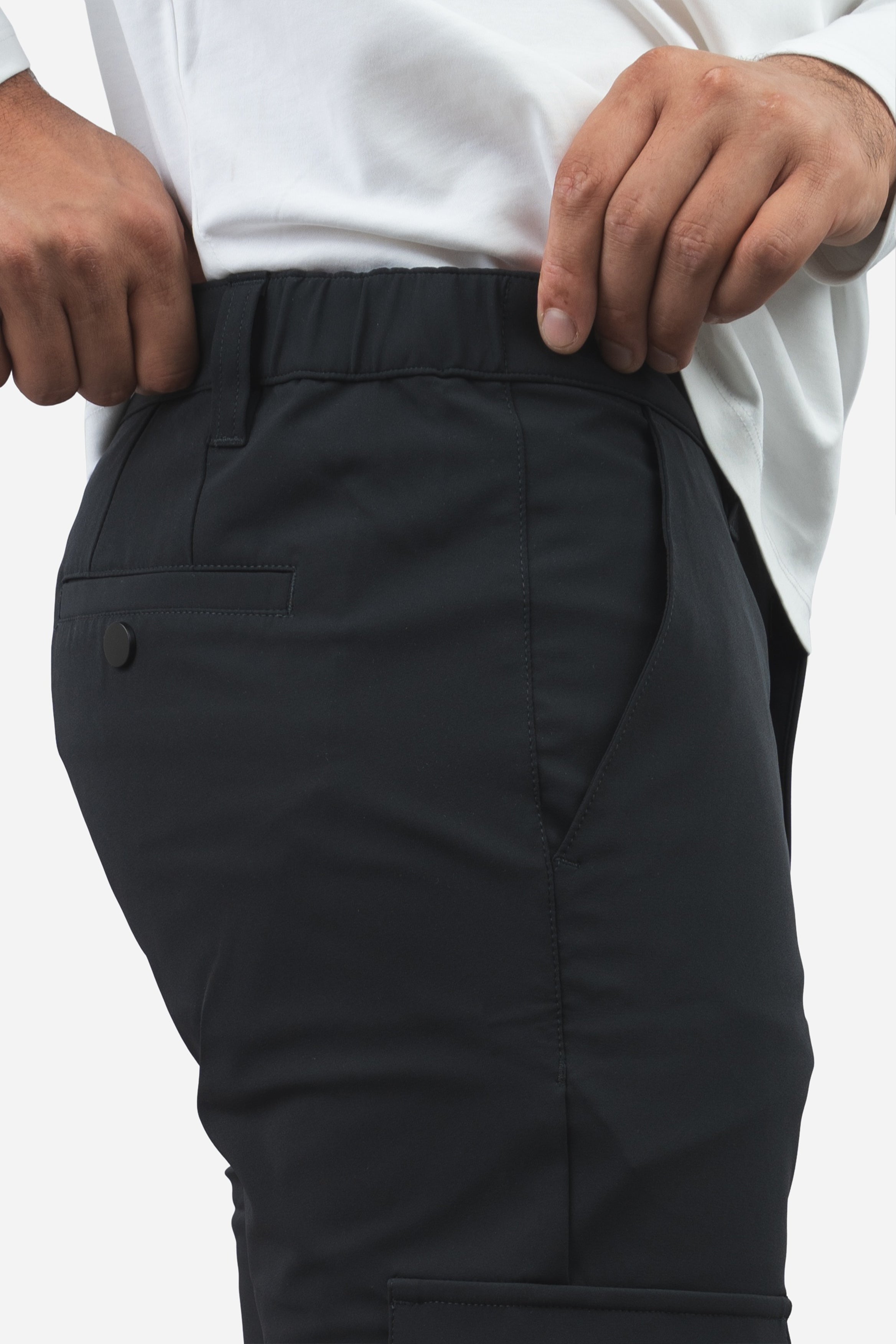 Tech Cargo Pants Black