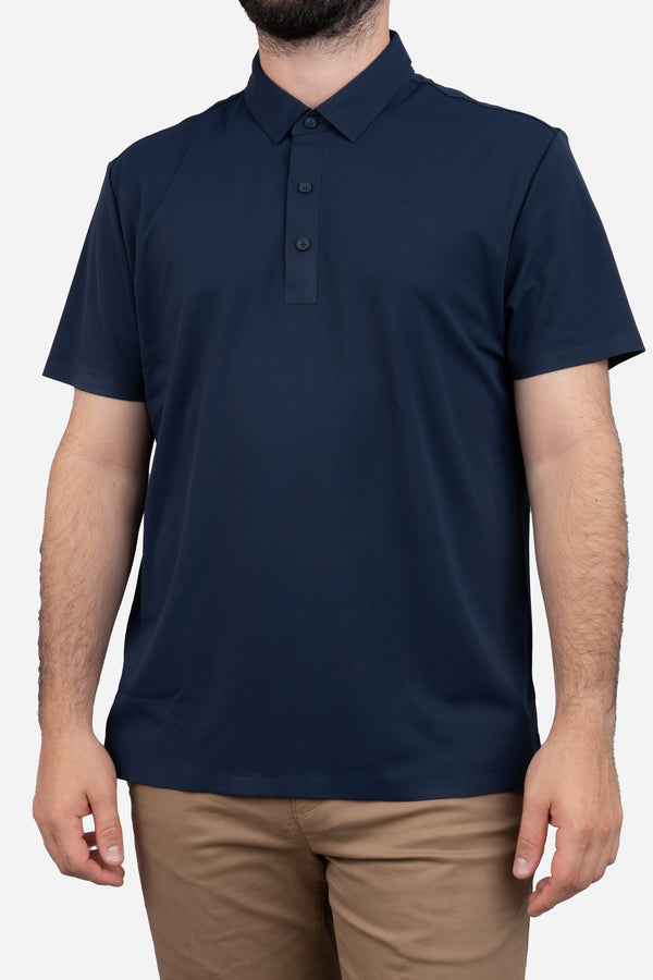 Tech Polo Navy