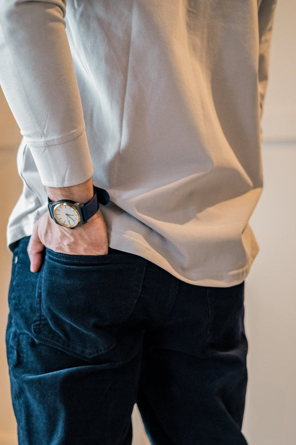 Performance Pique Button Down Shirt Mist