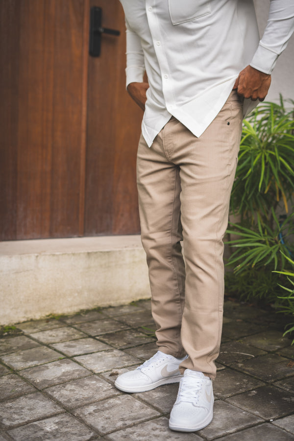 Garment Dyed Stretch Jeans Fossil