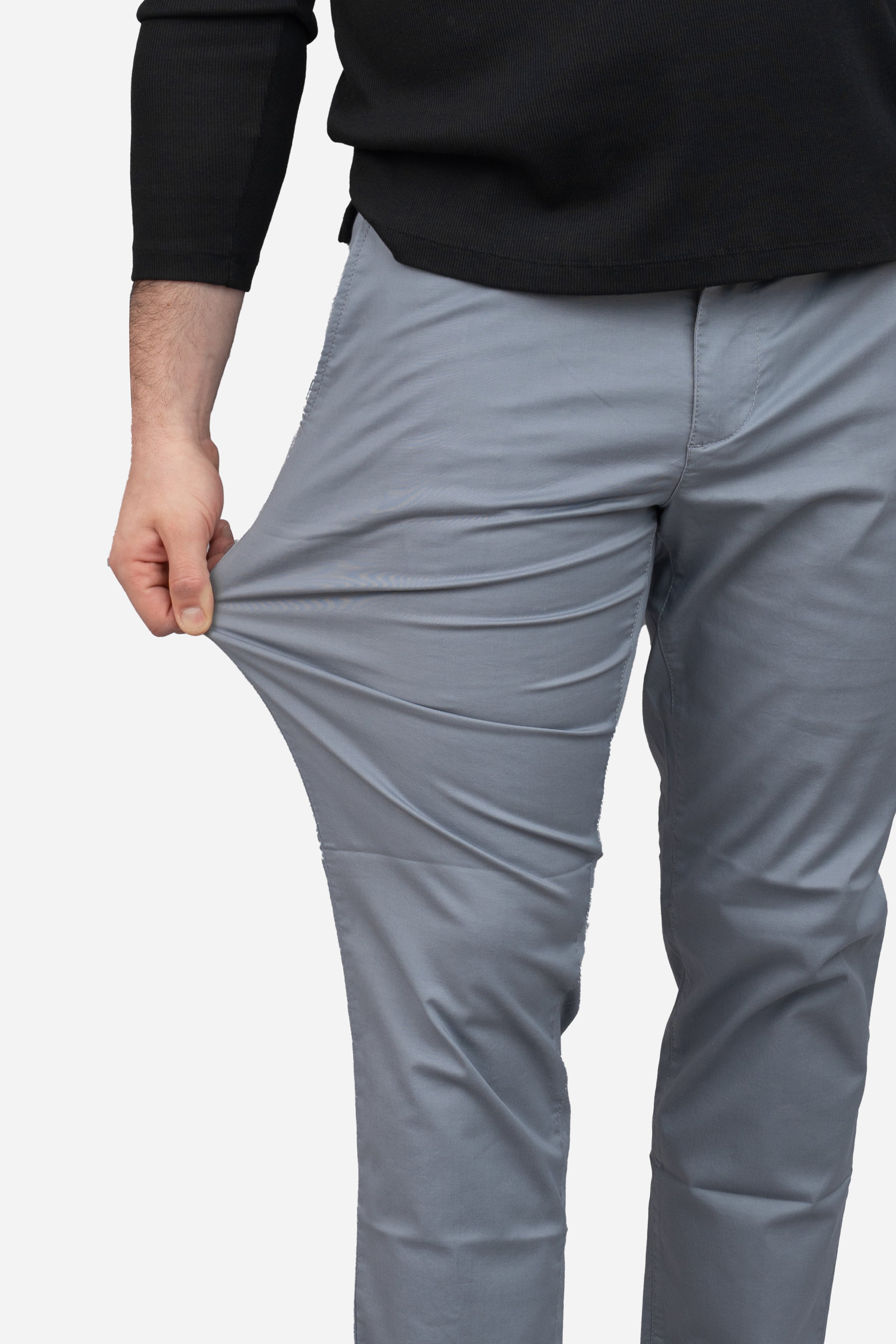 Lightweight Stretch Chino Dolphin Gray