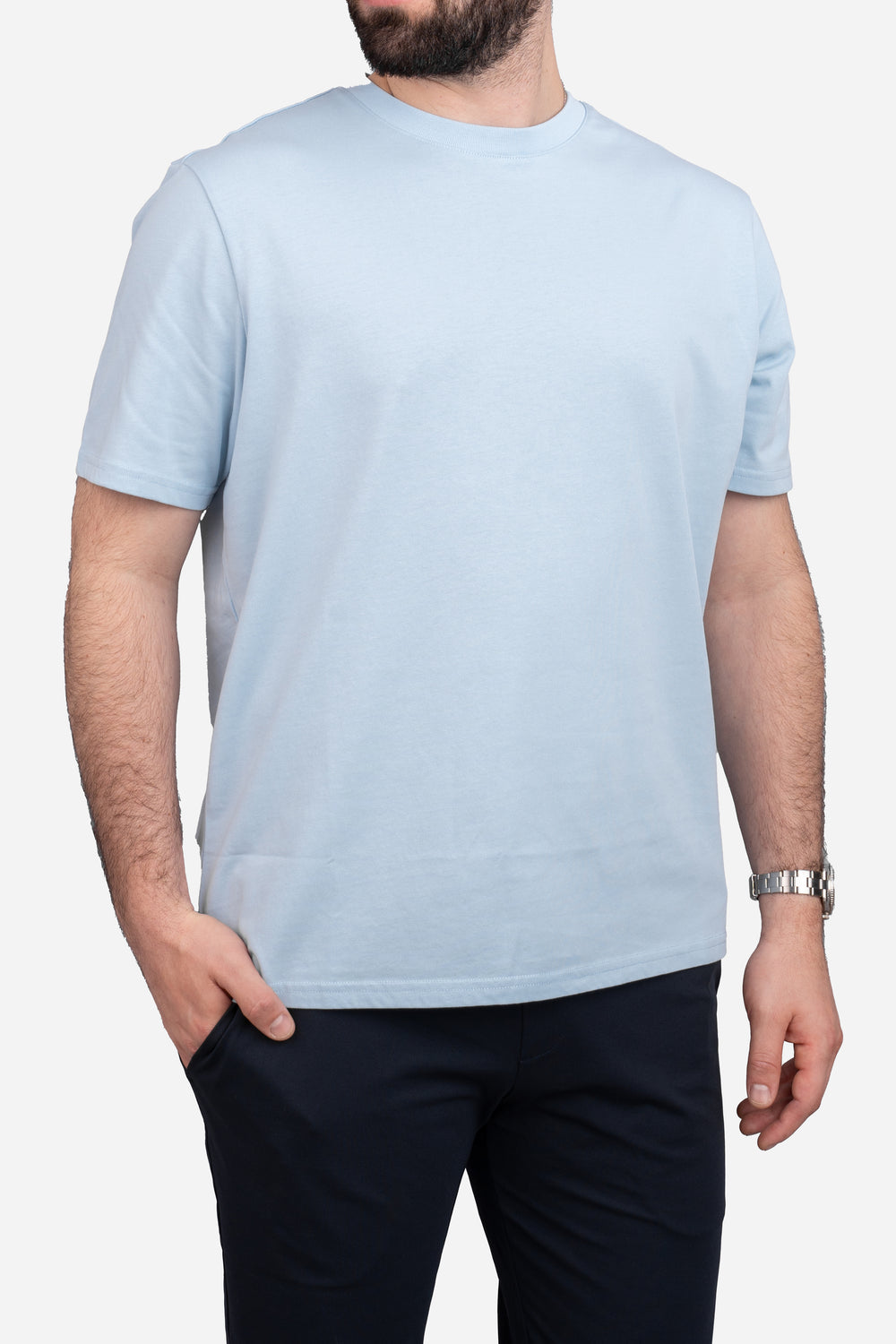 Regular Fit Short Sleeve Shirt - Iridescent Blue