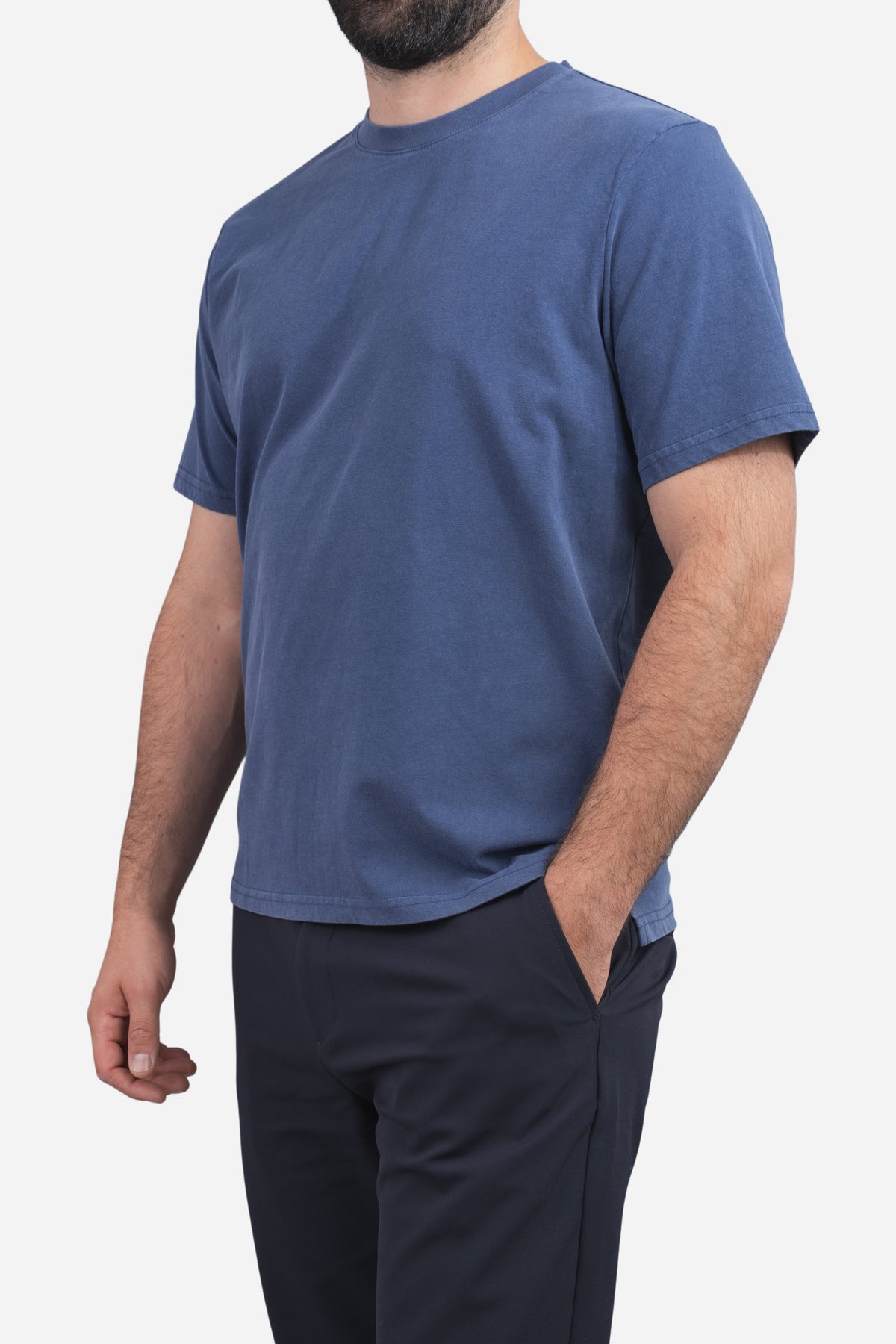 Vintage Wash T Shirt Blue