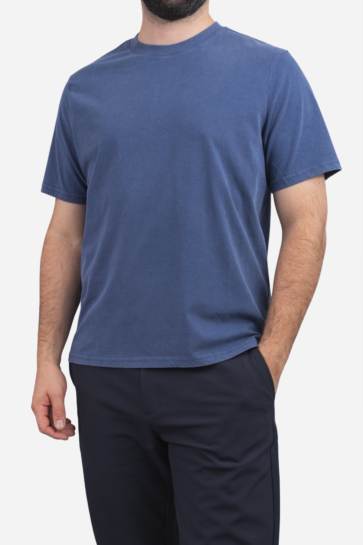 Vintage Wash T Shirt Blue