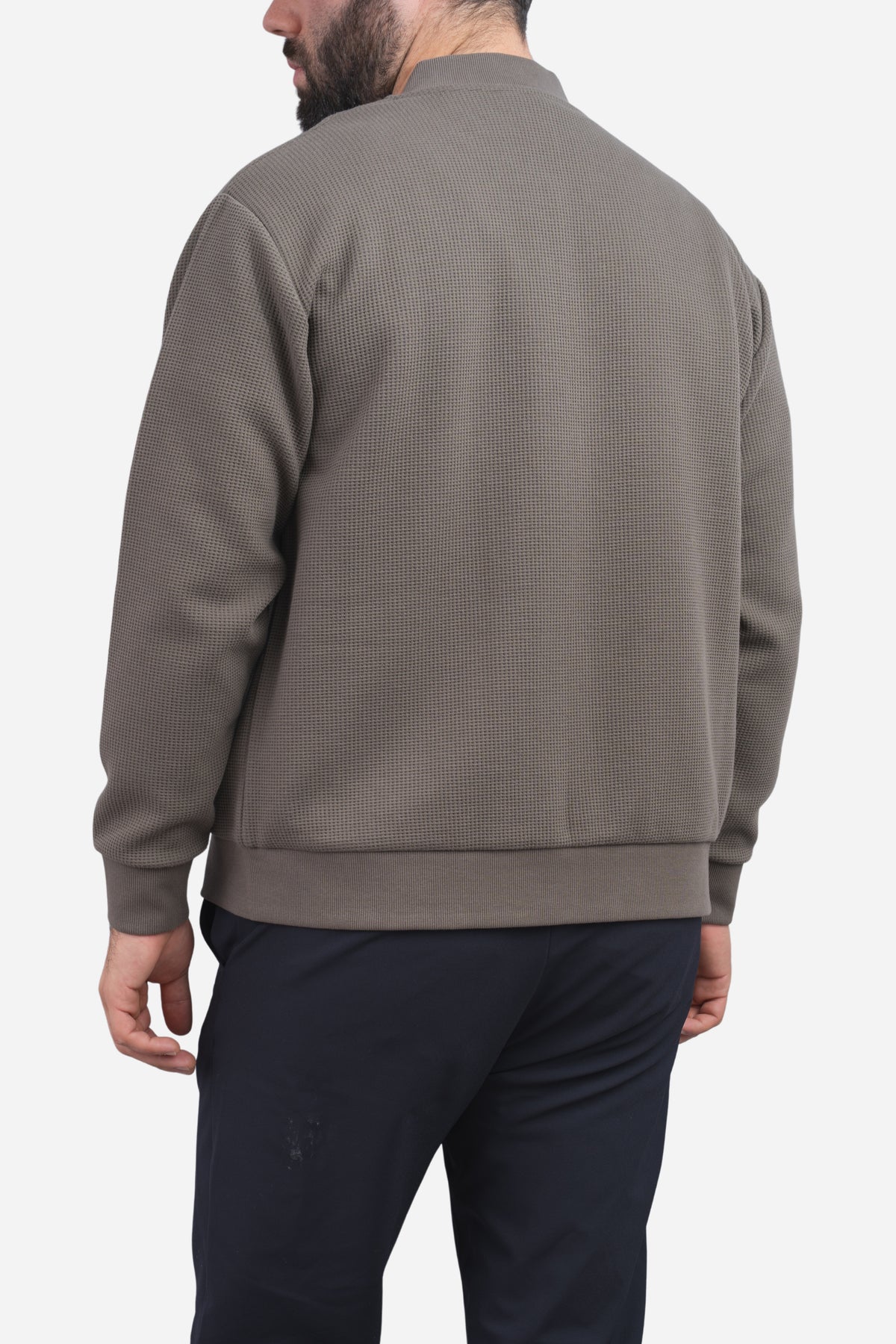 Waffle Bomber Taupe