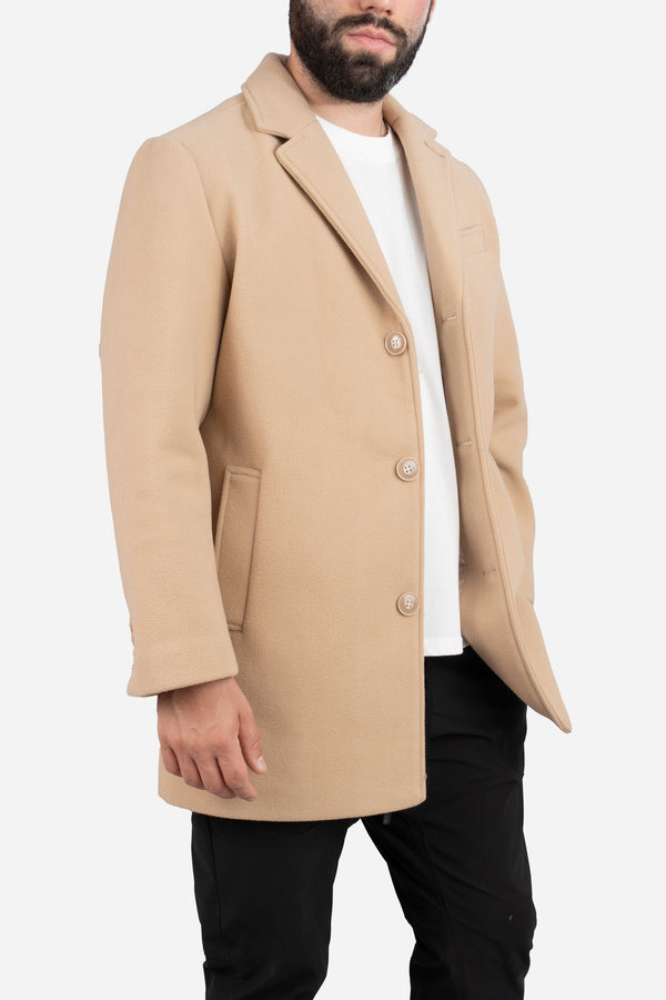 Wool Overcoat Camel