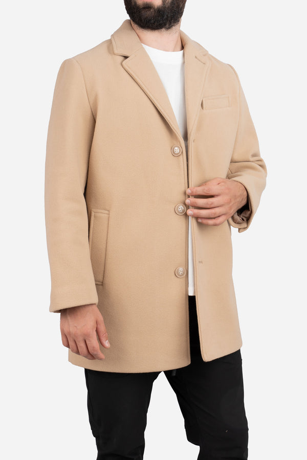 Wool Overcoat Camel